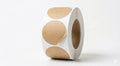 400 Etiquetas Adhesivas KRAFT sin texto, 45mm - BOLSASYMASBCN.COM