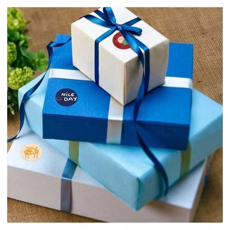500 Pegatinas Decorativas para regalo, 4 cm, Diseños Kawaii, Flores y Mensajes Positivos, ideales para fiestas