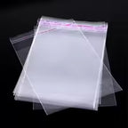 Bolsas de Plástico Transparentes con Solapa Adhesiva, Bolsas Celofán Autoadhesivas OPP, Bolsas para Embalaje, Envíos y Almacenamiento, Pack de 100 uds – Varias Medidas Disponibles - BOLSASYMASBCN.COM