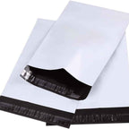 Bolsas de Envío Autoadhesivas Blancas, 100/1000 Unidades - BOLSA ENVIO Impermeable y Resistente de Plástico Reciclado para Embalaje de Ropa - BOLSASYMASBCN.COM