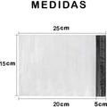 Bolsas de Envío Autoadhesivas Blancas, 100/1000 Unidades - BOLSA ENVIO Impermeable y Resistente de Plástico Reciclado para Embalaje de Ropa - BOLSASYMASBCN.COM