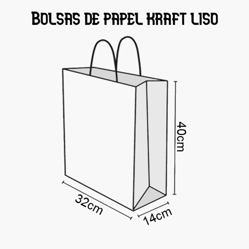 Bolsas de Papel Blanco con Asas Rizadas 90g - 110g Reutilizables para Regalos, Compras y Tiendas - BOLSASYMASBCN.COM