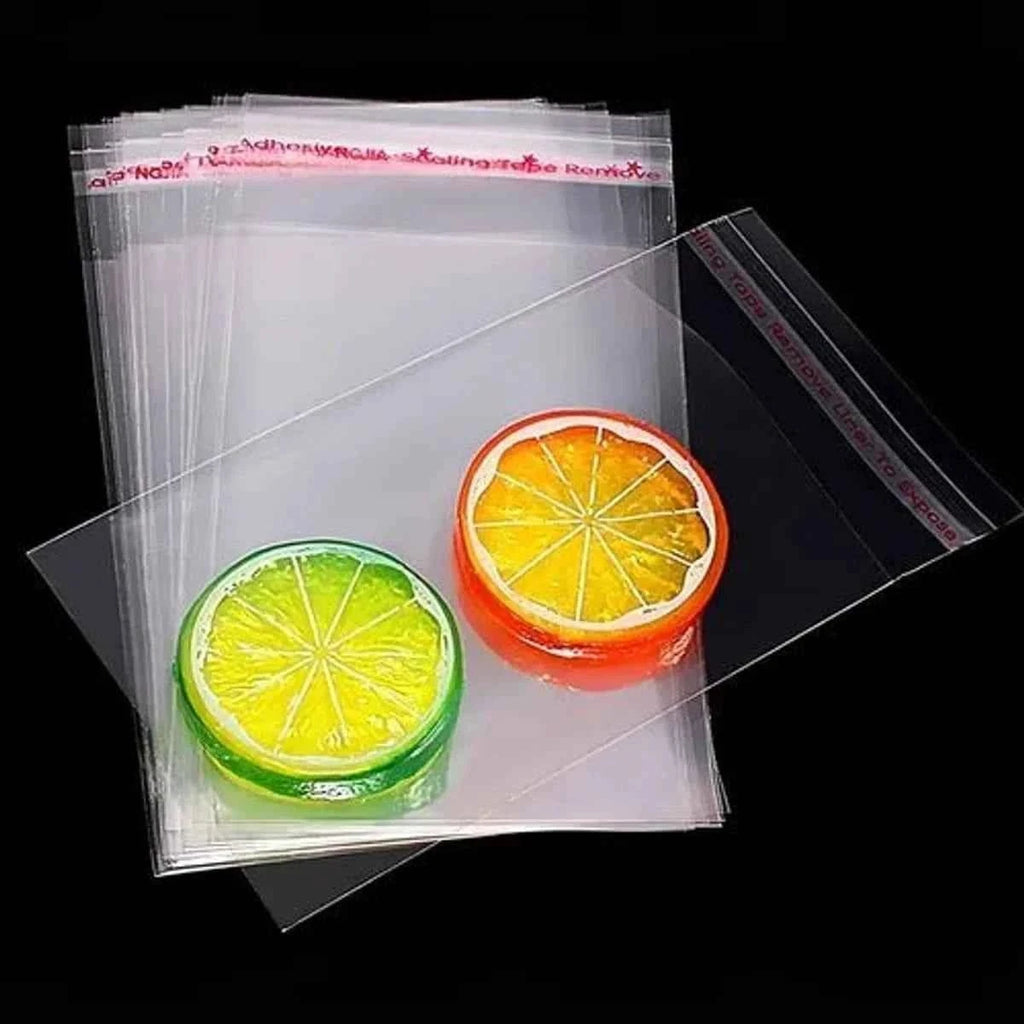 Bolsas de Plástico Transparentes con Solapa Adhesiva, Bolsas Celofán Autoadhesivas OPP, Bolsas para Embalaje, Envíos y Almacenamiento, Pack de 100 uds – Varias Medidas Disponibles