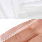 Bolsas de Plástico Transparentes con Solapa Adhesiva OPP, Bolsas Celofán para Embalaje, Envíos y Almacenamiento, Pack de 100 Uds, Varias Medidas Disponibles