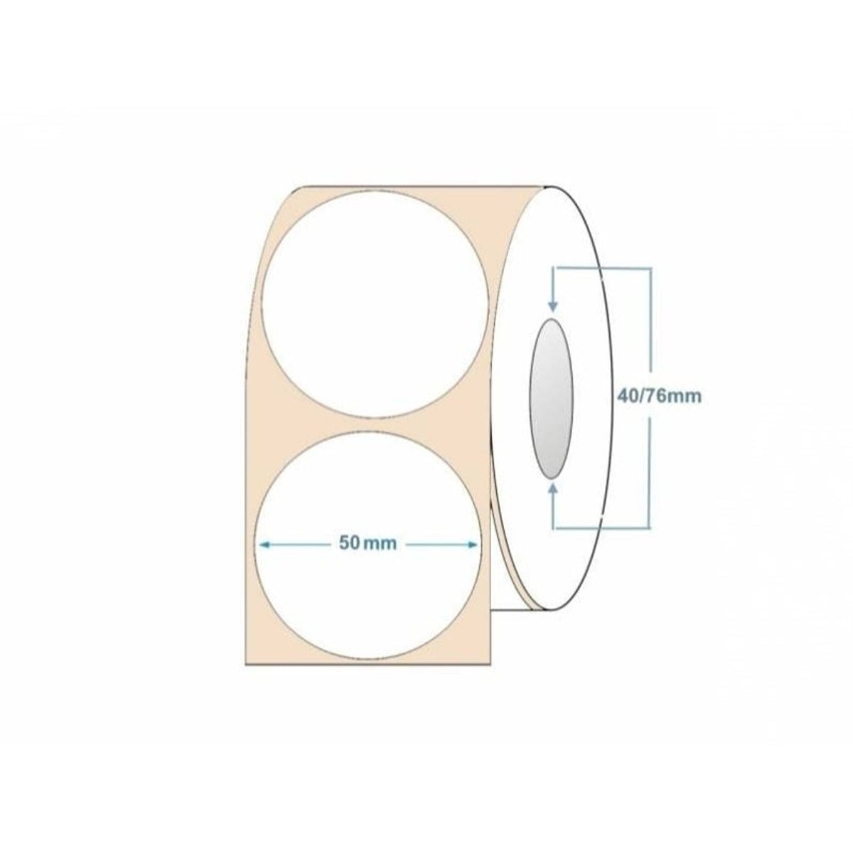 Etiquetas Adhesivas de Oferta 50mm, Pack 500 Pegatinas Rojas y Negras para Precios, Rebajas y Promociones