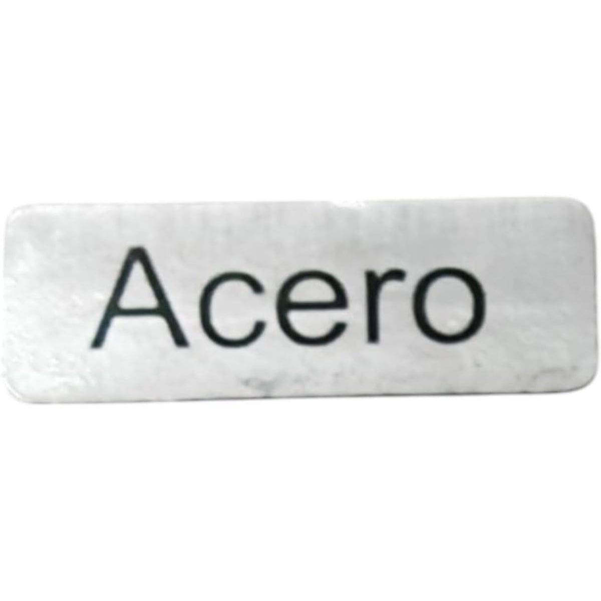 Etiquetas Adhesivas para Joyería "Acero", Etiquetas de Precio 20x7 mm para Joyas y Accesorios, Rollo 500 Uds