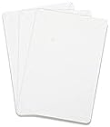 Etiquetas de Carton para joyeria, 5 x 9 cm, 400 Unidades, Papel Color Kraft/Blanco, Tarjetas de Exhibición en blanco para Joyería con Orificios para colgar Collares,cadenas y Pendientes - BOLSASYMASBCN.COM
