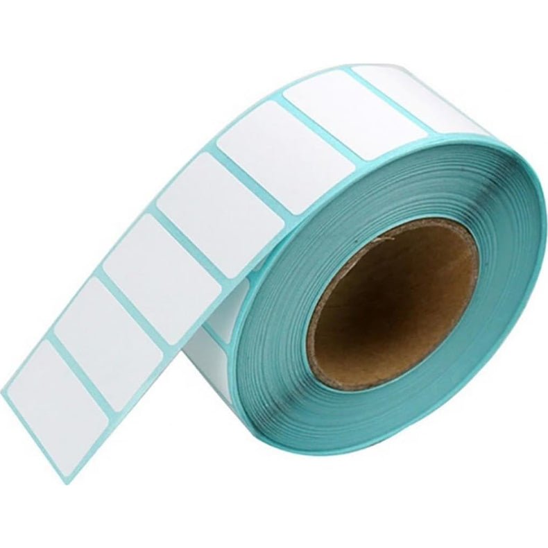 Etiquetas Térmicas Adhesiva Directas 30x20mm – 1000Etiquetas Por Rollos – Núcleo 40 mm, Diámetro 70 mm - BOLSASYMASBCN.COM