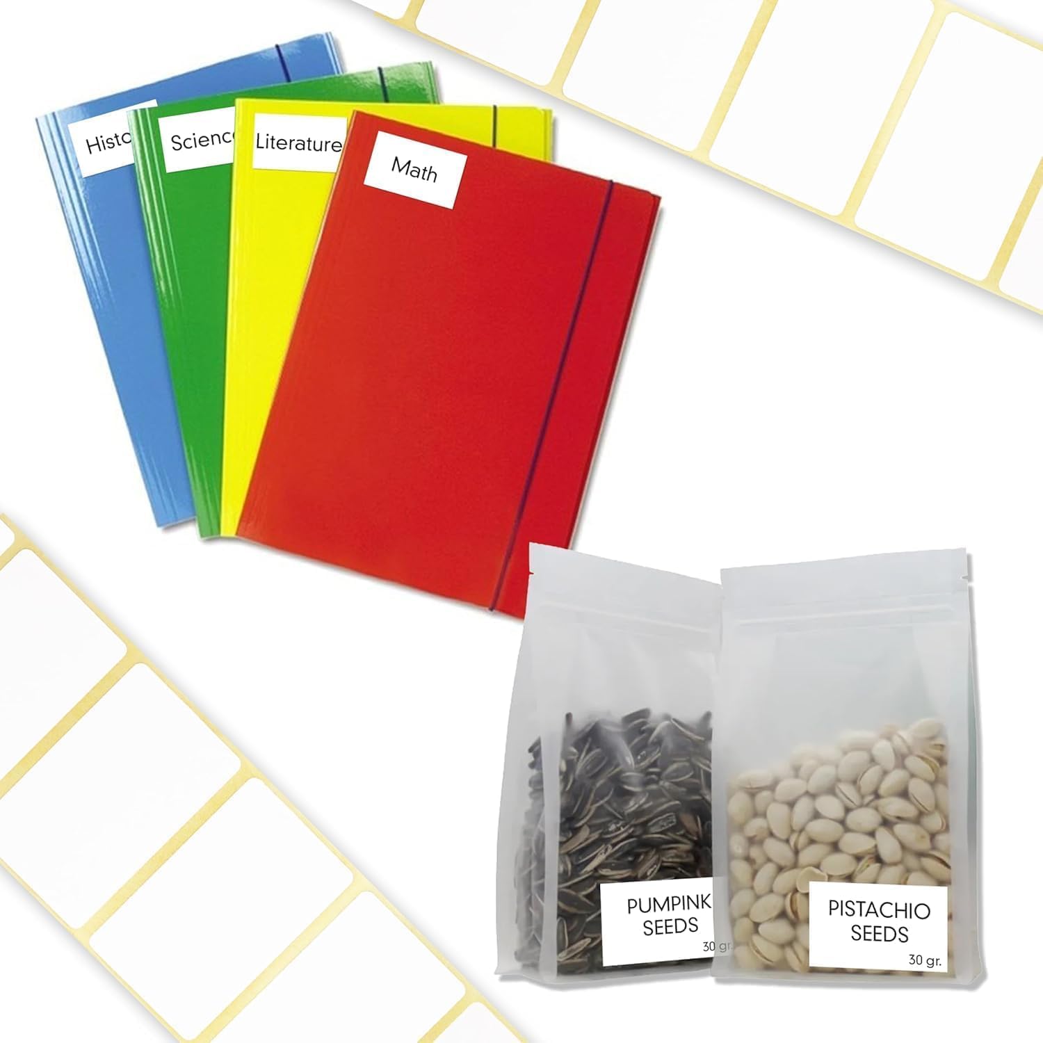 Etiquetas Térmicas Adhesiva Directas 40x25mm – 1000Etiquetas Por Rollos – Núcleo 40 mm, Diámetro 71 mm - BOLSASYMASBCN.COM