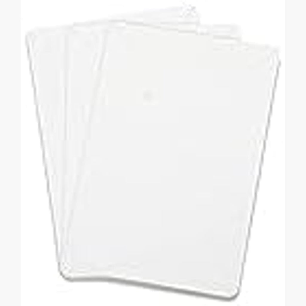 Tarjetas para Joyería Kraft y Blancas 5x9cm, Pack 400 Etiquetas de Exhibición para Collares, Pendientes y Bisutería Blanco
